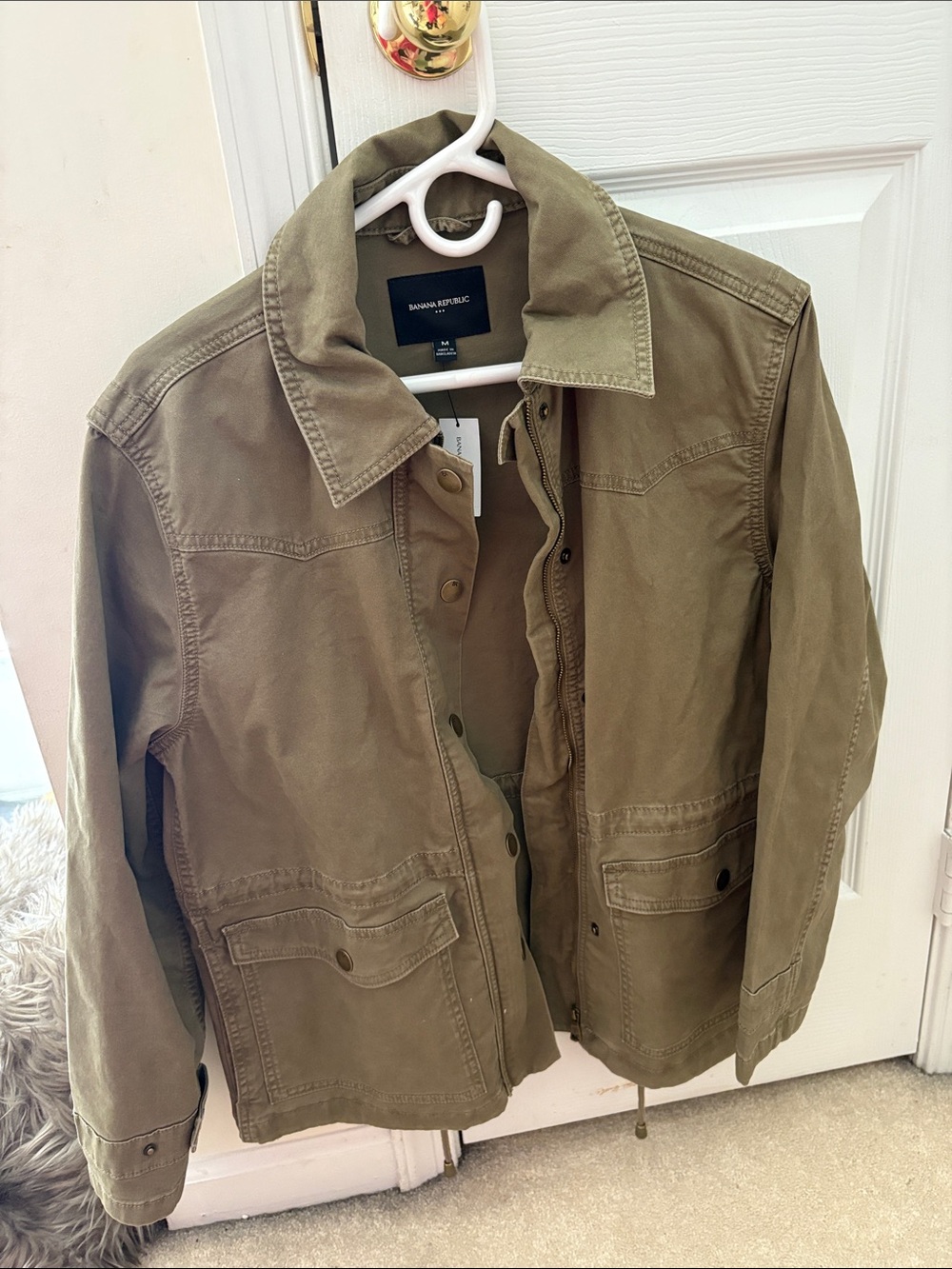 Banana Republic Women’s Olive Green Utility Jacket- size medium